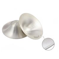 The Great Living Co. Pure Silver Nursing Cups Nipple Soothers in Gift Bag